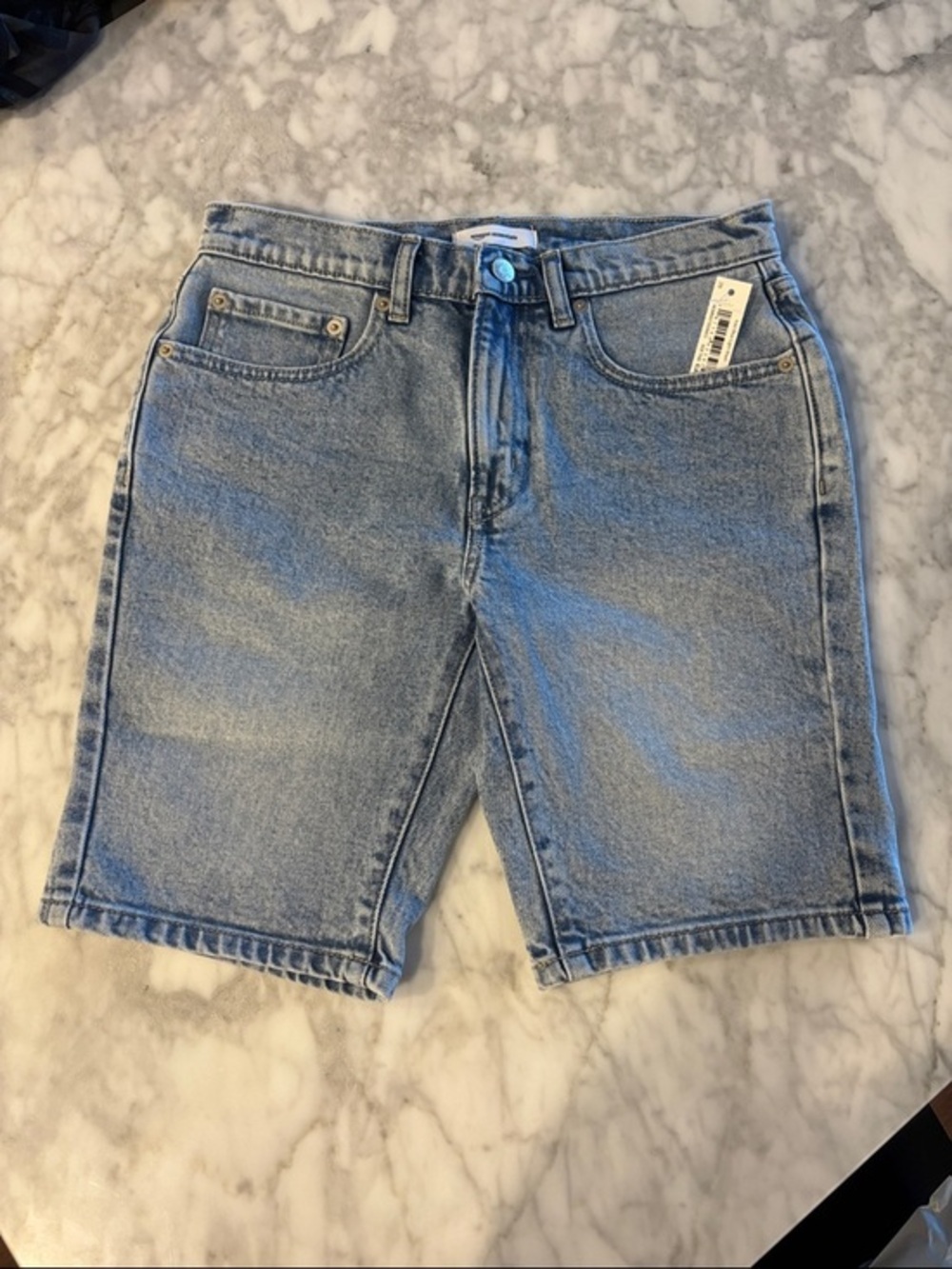 Amazon Essentials Light Blue Denim Bermuda Shorts